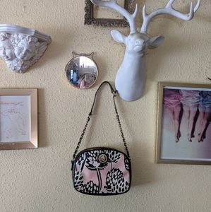 Small Anne Klein pastel pink floral gold
